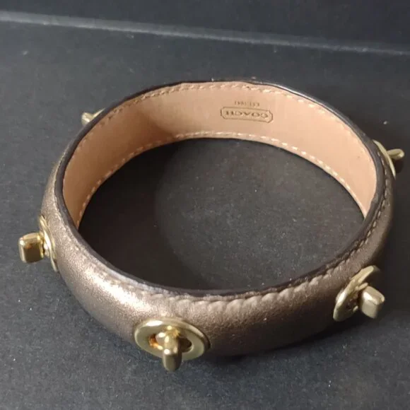 7.75 Inch Coach Turnlock Bangle - Picture 10 of 11